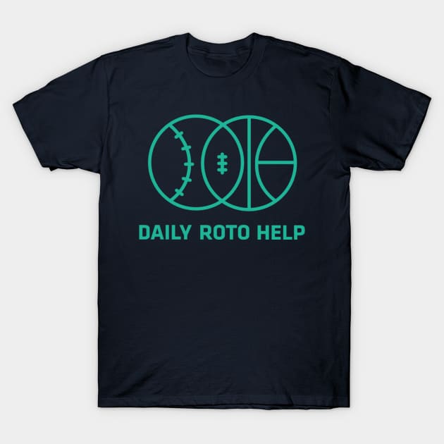 Daily Roto Help Main Logo T-Shirt by DailyRotoHelp